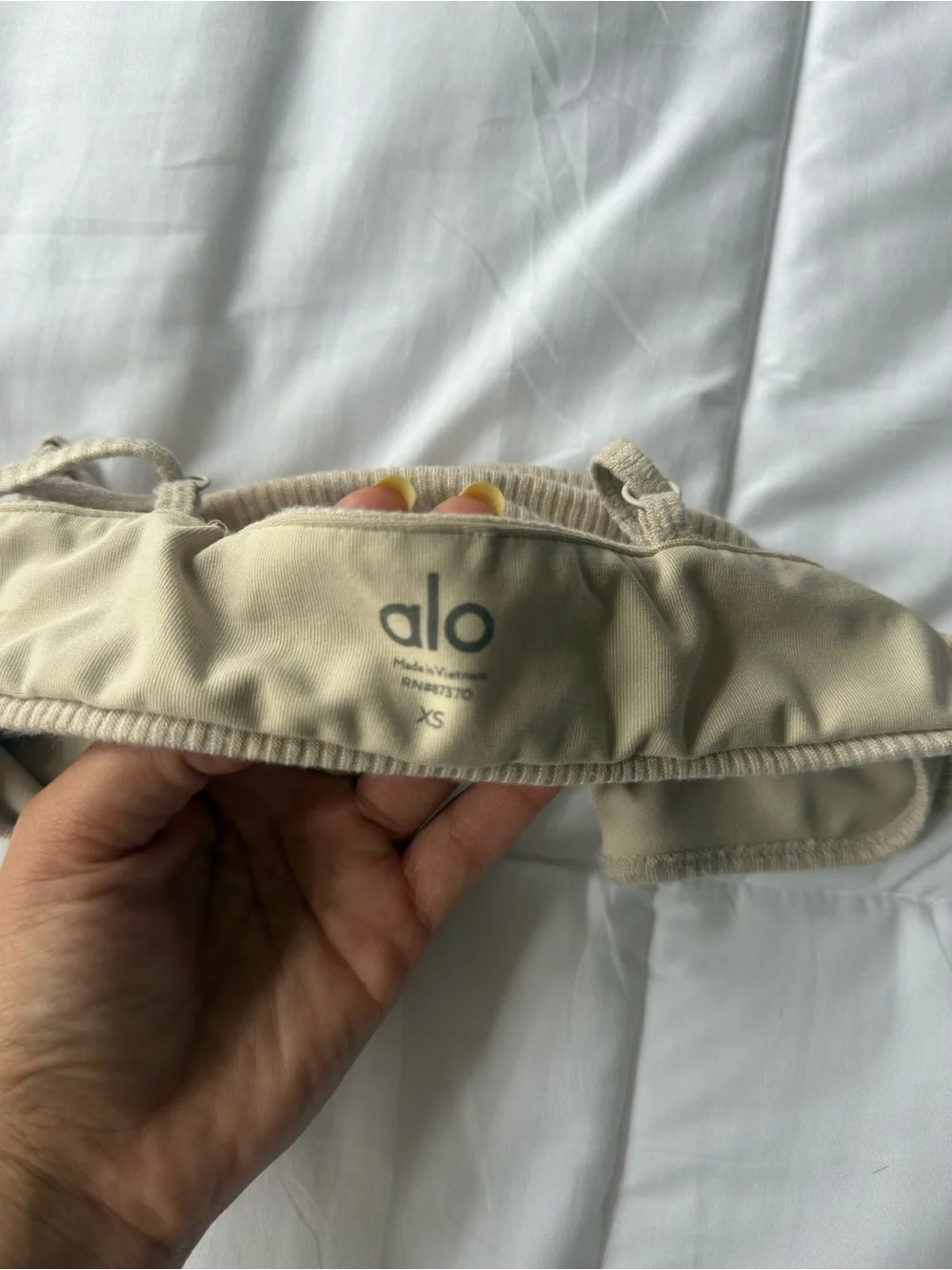 ALO Yoga Neutral Beige Sports Bralette